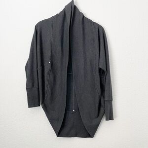 Bluenotes Cocoon Open Cardigan Dark Gray XS